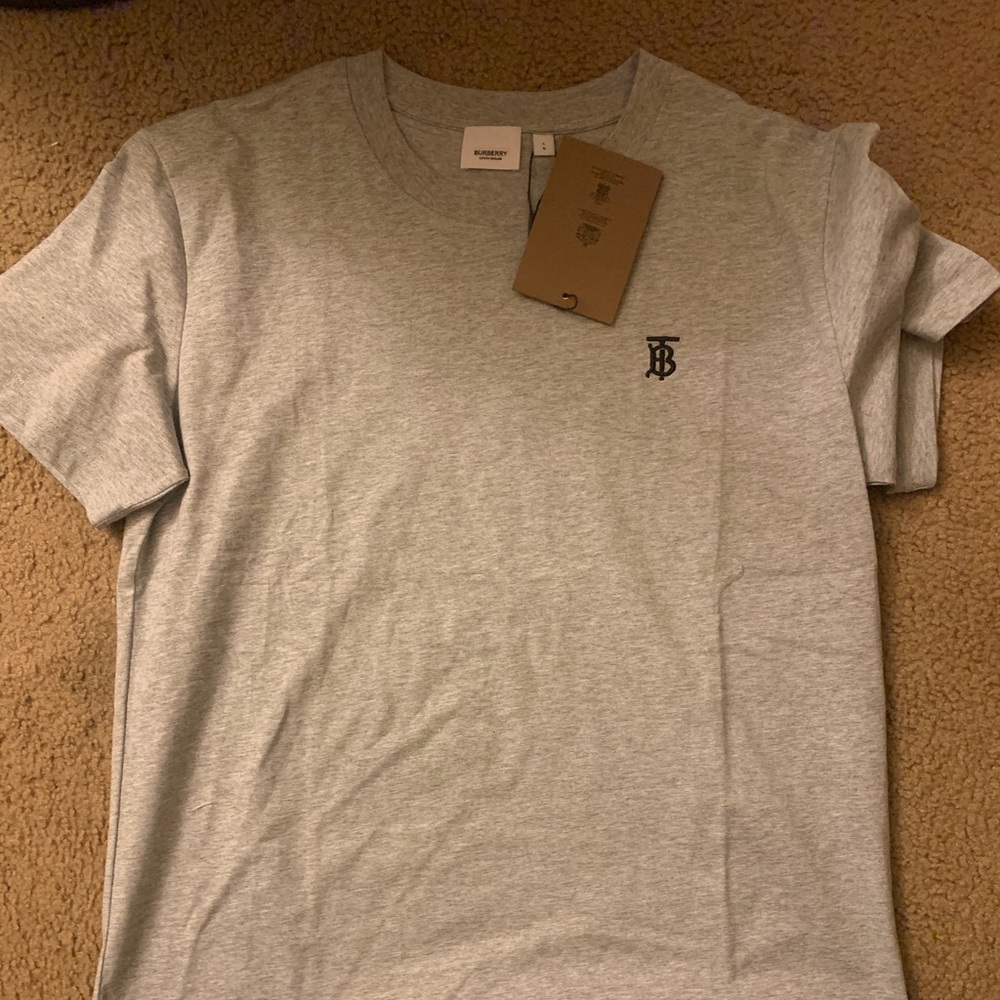 Burberry Gray Tshirt Large